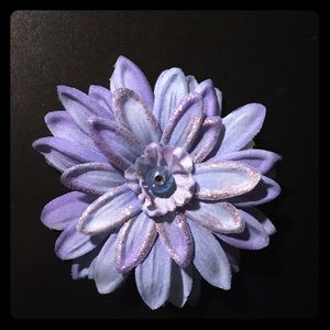 Rockabilly Pinup Girl Style Purple Hair Clip